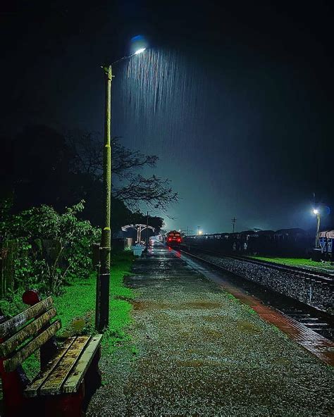 Rain, railway, train, HD phone wallpaper | Peakpx