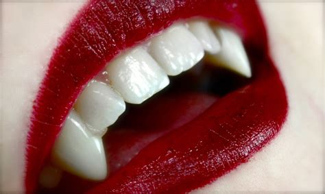 How to Apply: Vampire Fangs | Vampire fangs, Vampire makeup, Halloween looks