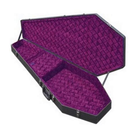 Coffin Case G-185 Universal Guitar Case, Purple Interior at Gear4music