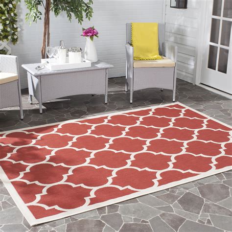 Safavieh Courtyard Red Indoor/Outdoor Area Rug & Reviews | Wayfair UK