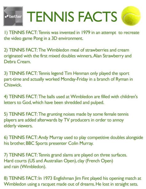 Bike Radar: Interesting Facts About Tennis