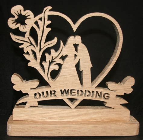 Our Wedding with Butterflies handmade on the scroll saw. £18.99 | Scroll saw patterns, Scroll ...