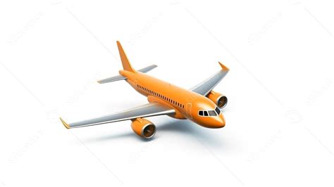 White Aeroplane Emoji Flight Symbol With A Minimalistic 3d Rendering Powerpoint Background For ...