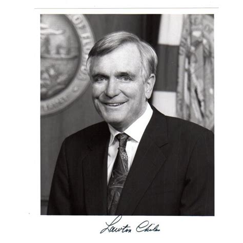 Lawton Chiles Governor of Guam Signed Photograph