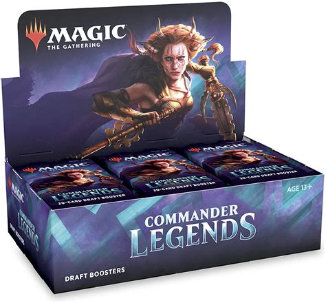 Magic The Gathering Commander Legends Collector and Draft Booster Box ...