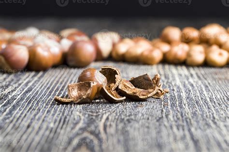 nut shells after getting their edible part 9405186 Stock Photo at Vecteezy