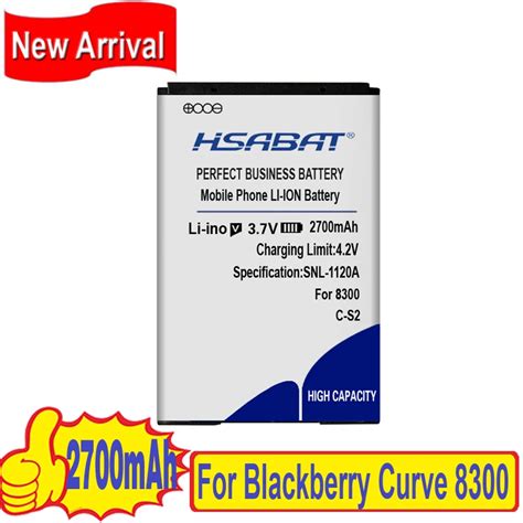 2700mAh Battery for Blackberry Curve 8300 8310 8320 8330 8520 8530 8700 ...