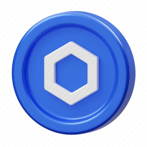 Chainlink, coin 3D illustration - Download on Iconfinder