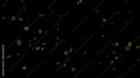 Autumn Leaves Falling Overlay Stock Template | Adobe Stock