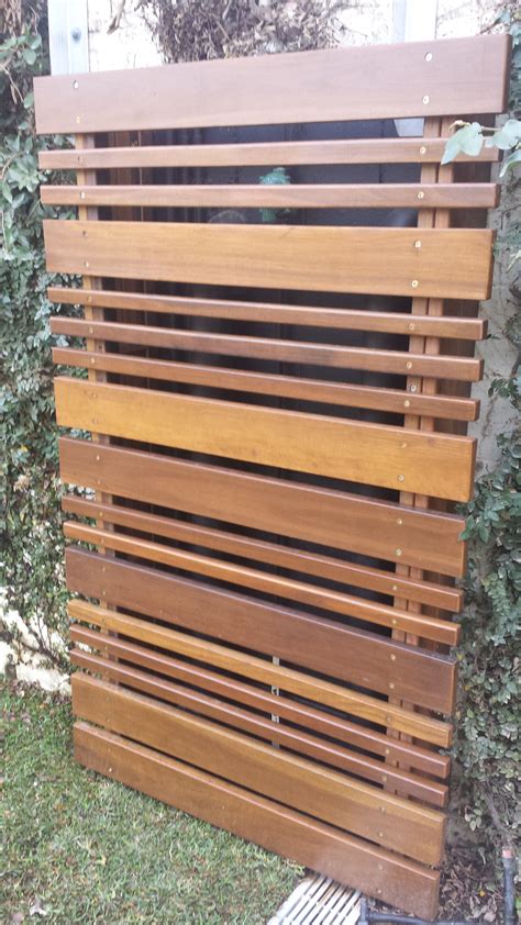 Australian Hardwood timber screen. | Privacy screen outdoor, Outdoor privacy, Outdoor screens