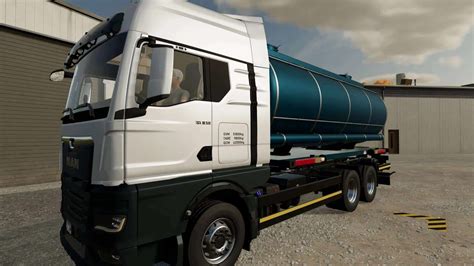 FS22 Tanker platform for MAN TGX2020 Addon pack v1.0.0.0 - Mod Download