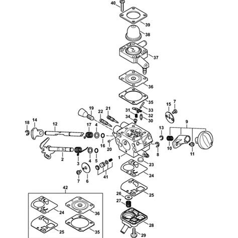 Carburetor Assembly for Stihl FC 91 / FC 96 Lawn Edger | L&S Engineers