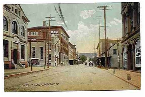 Sunbury St., Shamokin, PA | Old postcards, Old photos, Postcard