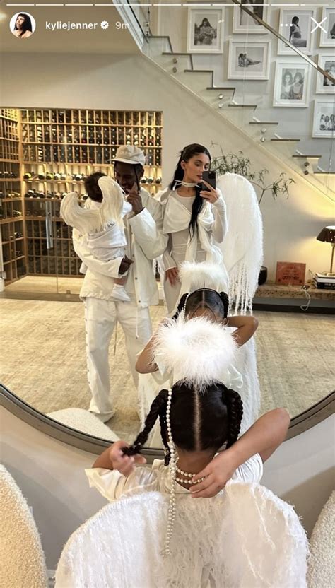 Kylie Jenner, Travis Scott, Kids as Angels For Halloween | POPSUGAR ...