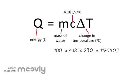 Calorimetry calculation - YouTube