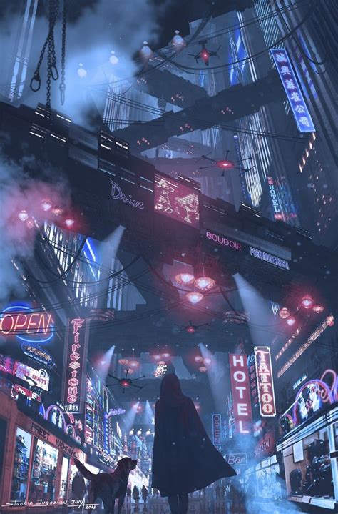 Cyberpunk, Sci-Fi, Space New Year Dump | Cyberpunk city, Cyberpunk ...