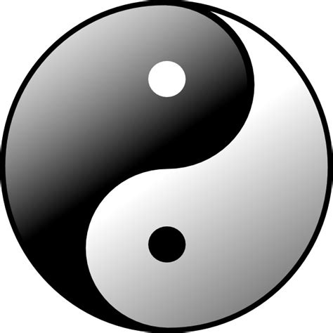 Yin Yang clip art Free vector in Open office drawing svg ( .svg ) vector illustration graphic ...