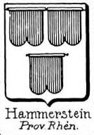 Hammerstein Family Crest, Coat of Arms and Name History