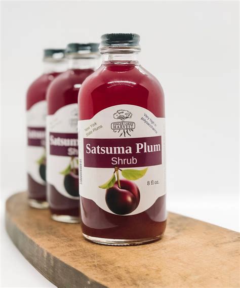 Satsuma Plum Shrub - Finger Lakes Harvest