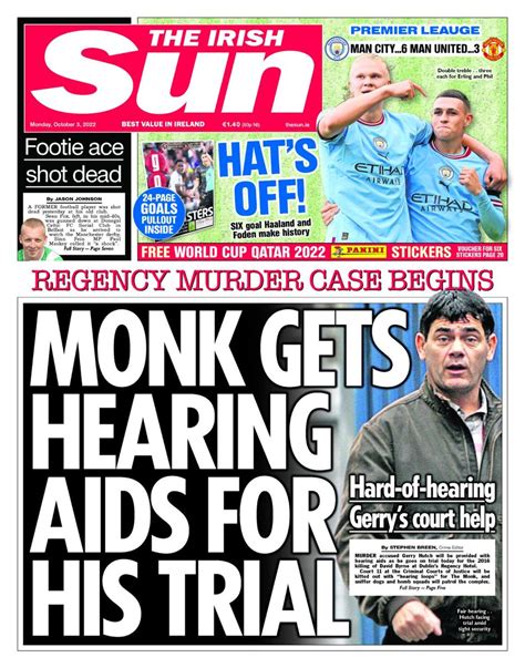 The Irish Sun on Twitter: "Today's front page of The Irish Sun."