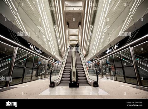 Copenhagen Metro Station Stock Photo - Alamy