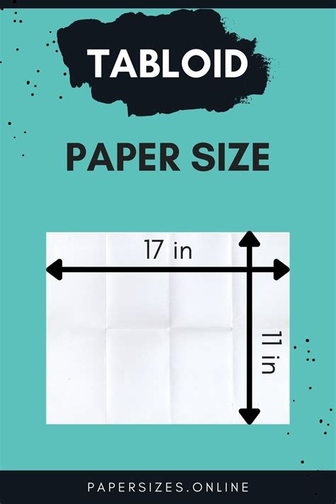 Tabloid Paper Size And Dimensions - Paper Sizes Online