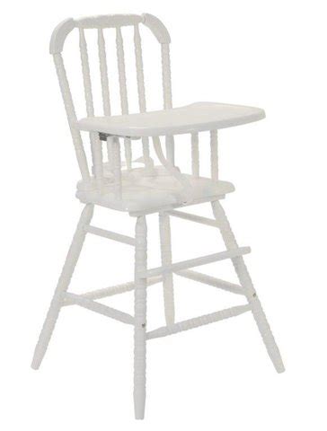 Vintage Wooden High Chair - White | Orbit Moonwalks and Party Rentals ...