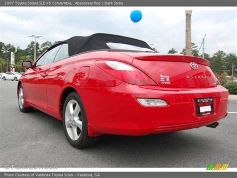 2007 Toyota Solara SLE V6 Convertible in Absolutely Red Photo No. 18188291 | GTCarLot.com