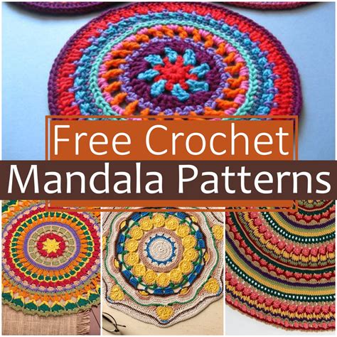 21 Free Crochet Mandala Patterns For Home Decor - DIY Crafts