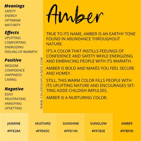 Meaning of the Color Amber: Symbolism, Common Uses, & More (2023)