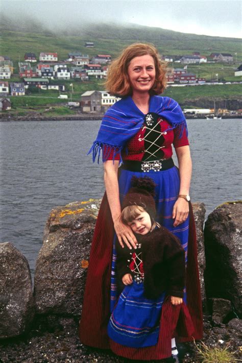 Faroese Woman and Girl in Native Dress 1 | Faroese woman wit… | Flickr