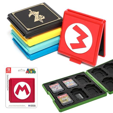 Nintend Switch Premium Portable Game Card Case 12 in 1 Storage Hard Shell Case for Nintendo ...