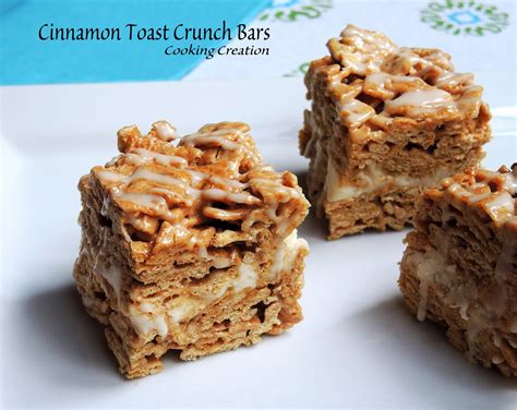 Cooking Creation: Cinnamon Toast Crunch Bars