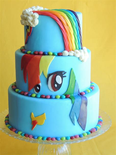 Pin by Miss Anthrop on Rainbow Dash | My little pony cake, Rainbow dash cake, Little pony cake