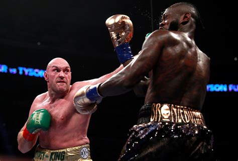 Tyson Fury vs Deontay Wilder result: Heavyweight rivals battle to ...