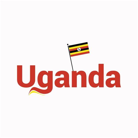 Uganda flag design vector 13369735 Vector Art at Vecteezy