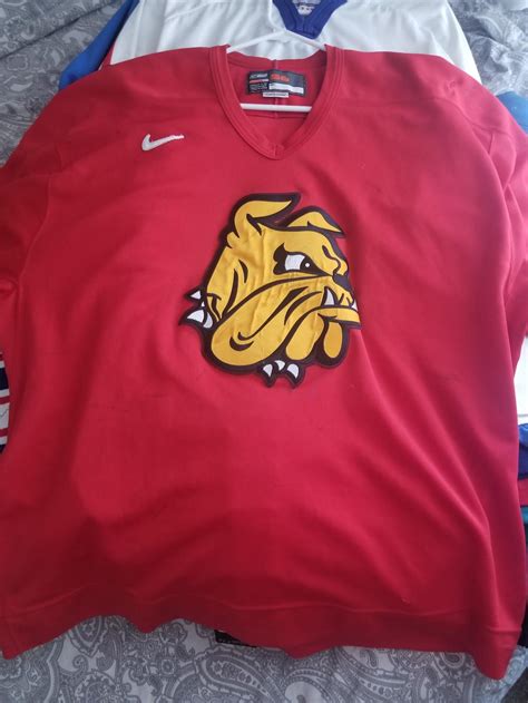 UMD Minnesota Duluth Bulldogs Nike Practice Jersey Pro Stock 56 ...