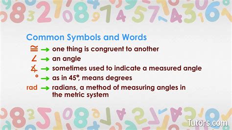 Congruent Angles | Definition & Examples (Video)