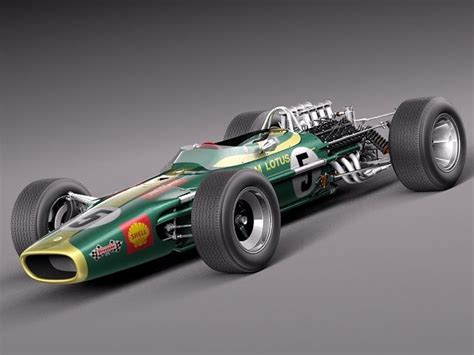 3D Lotus 49 19671970 Model .c4d, .obj, .3ds, .fbx, .ma, .lwo 60261 | Classic racing cars, Super ...