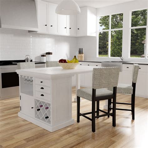 Kitchen Table With Storage, Kitchen Island Dining Table, Modern Kitchen Island, Kitchen Island ...