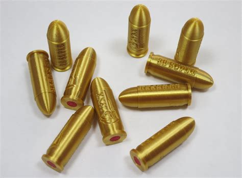 38 Super Plastic Snap Caps / Dummy Training Rounds (10 Pack) - Lynx-ammo