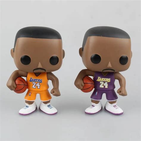 10cm Funko POP Kobe Bryant Action & Toy Figures NBA Figure 2k Los Angeles Lakers Collection ...