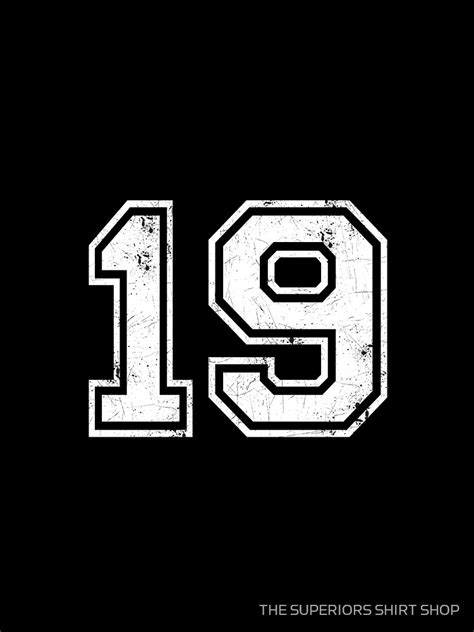 "19 jerseys jersey number 19 jersey sports" T-shirt by superiors-shop ...