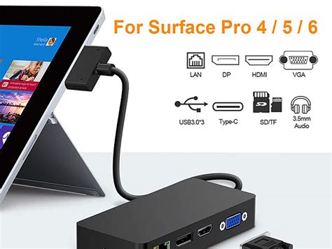 Computers & Accessories Docking Stations Surface Pro 7 Docking Station Microsoft Surface Pro 7 ...