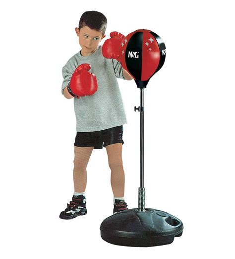 Junior Boxing Set with Adjustable Punching Bag | HearthSong | Kids toys ...