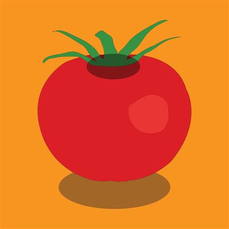 A Beautiful Tomato Vegetable Vector Art Design 21789042 Vector Art at ...