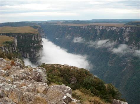 El Parque Nacional da Serra Geral, en Brasil, tiene como mayor atractivo el Cañón de Fortaleza