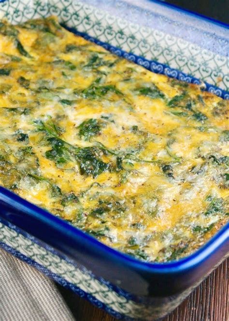 Spinach and Cheese Egg Bake | The Foodie Affair