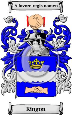 Kingon Name Meaning, Family History, Family Crest & Coats of Arms