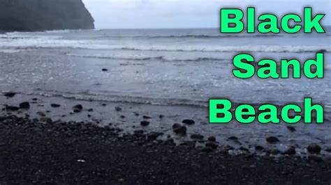 Black Sand Beach [Waiʻanapanapa State Park] - YouTube